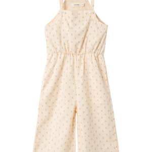 Lil' Atelier Buksedragt Famaja Loose Ancle Overall Turtledove