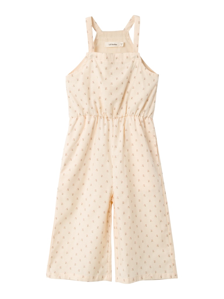 Lil' Atelier Buksedragt Famaja Loose Ancle Overall Turtledove