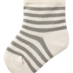 Lil' Atelier Strømper Baby Elove Stripe Dried Saga
