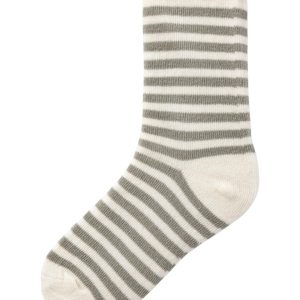Lil' Atelier Strømper Elove Stripet Dried Sage