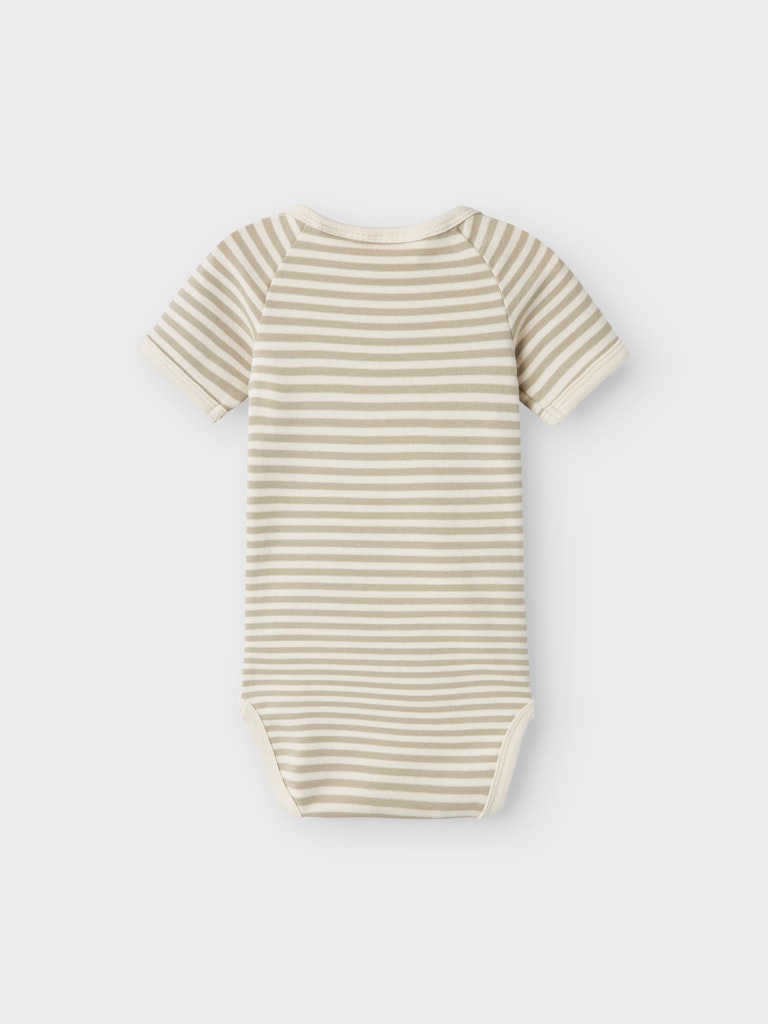 Lil' Atelier Body SS Geo Fon Moss Gray - Billede 3