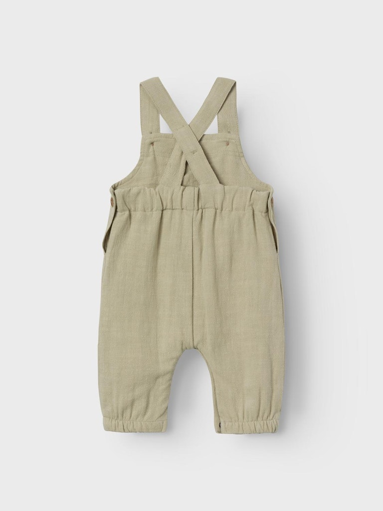 Lil' Atelier Smækbukser SL Dolie Loose Overall Moss Gray - Billede 2