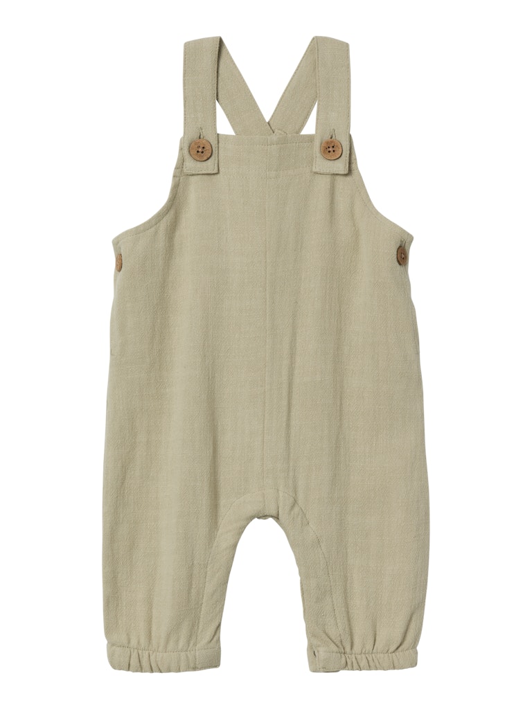 Lil' Atelier Smækbukser SL Dolie Loose Overall Moss Gray