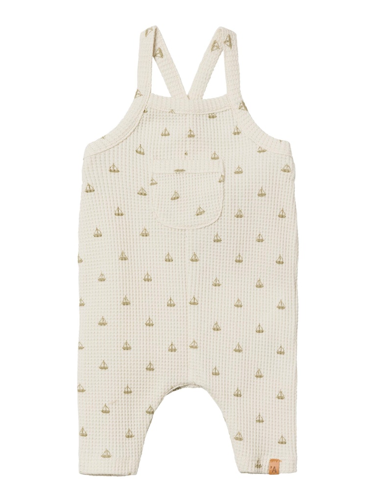 Lil' Atelier Smækbukser SL Frede Loose Overall Turtledove