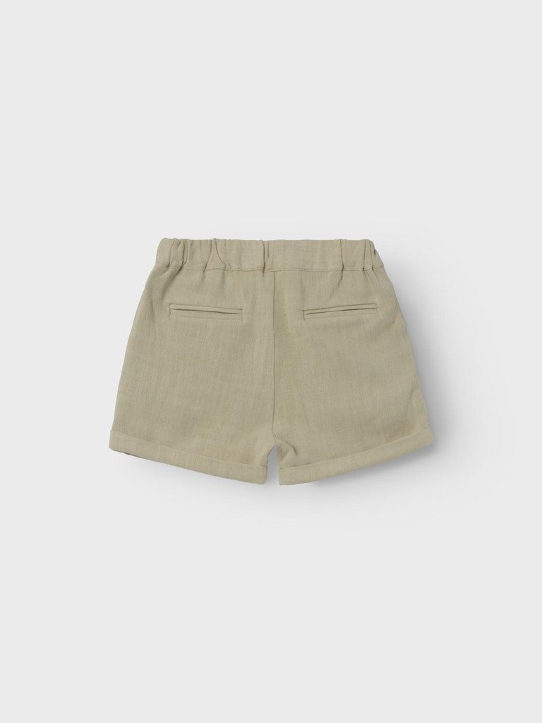 Lil' Atelier Shorts Dolie Fin loose Moss Gray - Billede 3