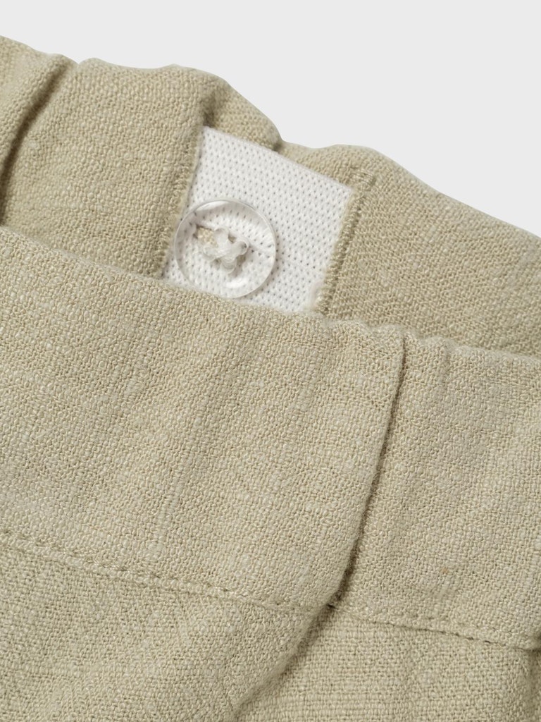 Lil' Atelier Shorts Dolie Fin loose Moss Gray - Billede 2