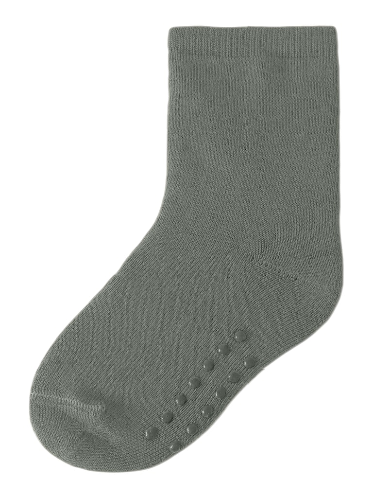 Lil' Atelier Strømper Tero Frotte Agave Green