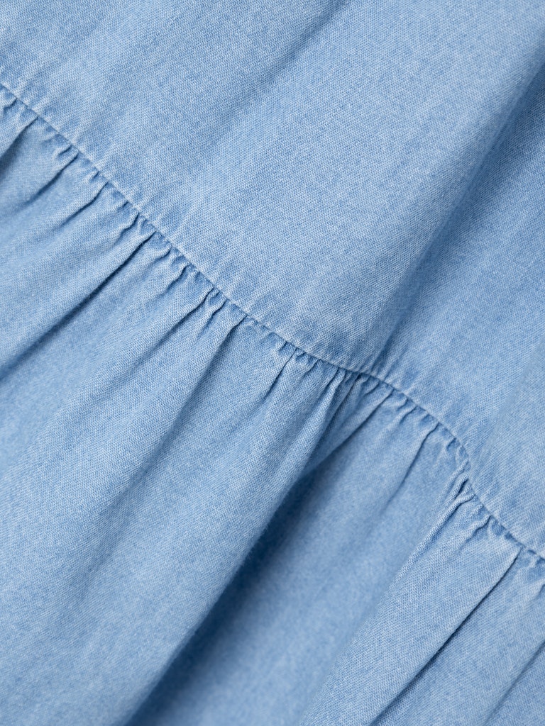 Name It Kjole SL Denim Signe Medium Blue Denim - Billede 2