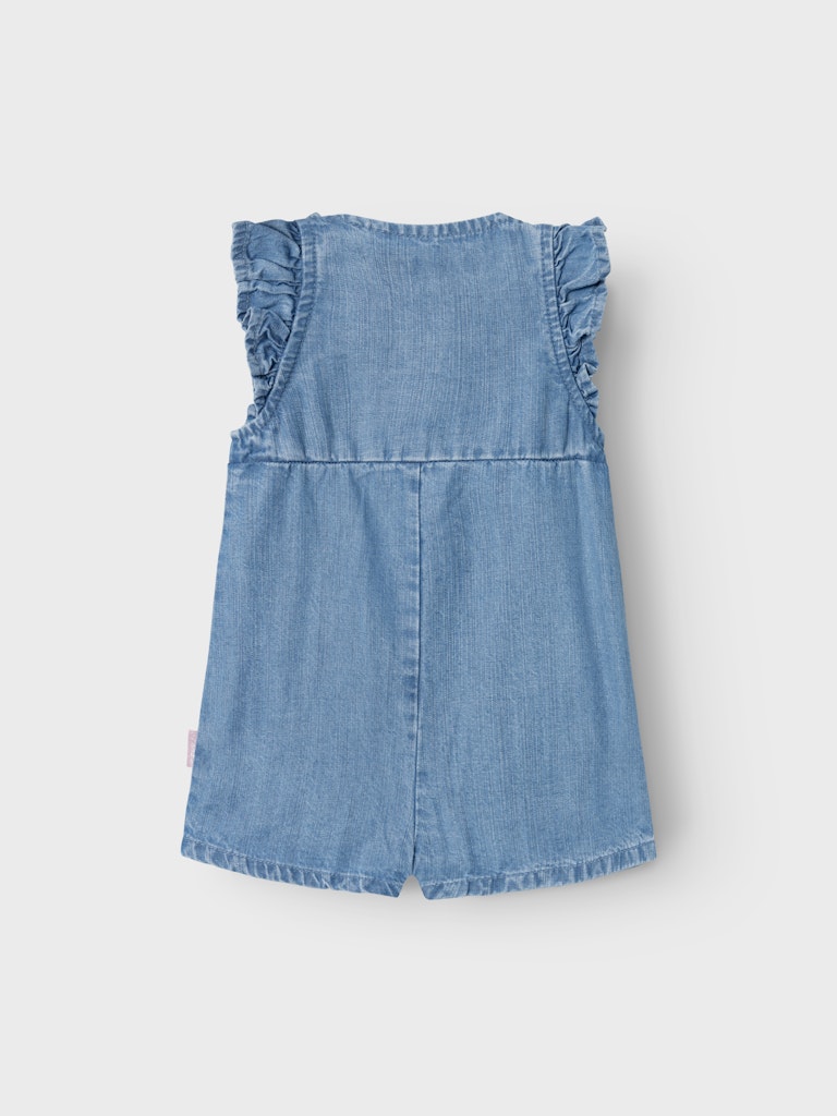 Name It Sommerdragt Rose Short Medium Blue Denim - Billede 2