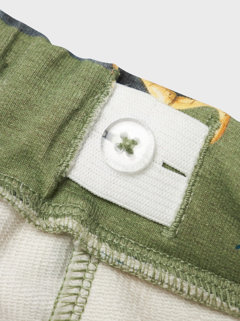 Name It Shorts Jasen Sweat Long Oil Green - Billede 2