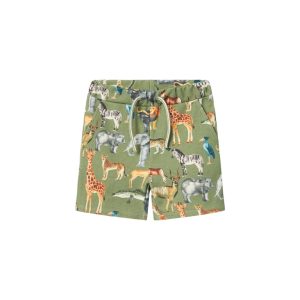 Name It Shorts Jasen Sweat Long Oil Green