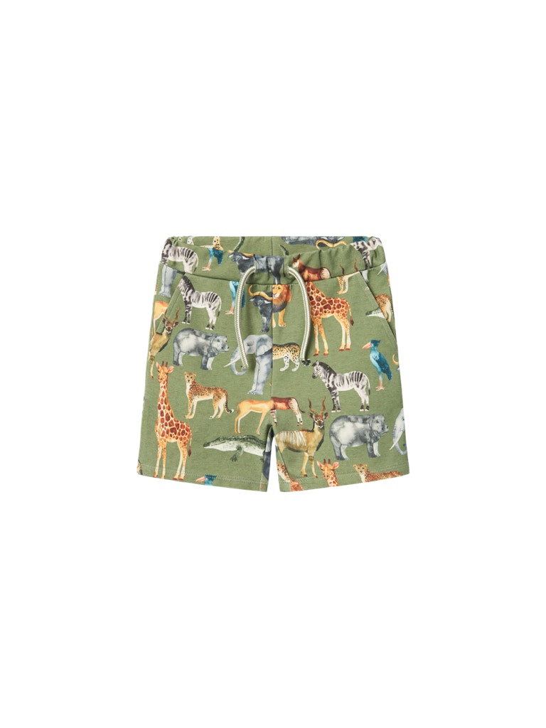 Name It Shorts Jasen Sweat Long Oil Green
