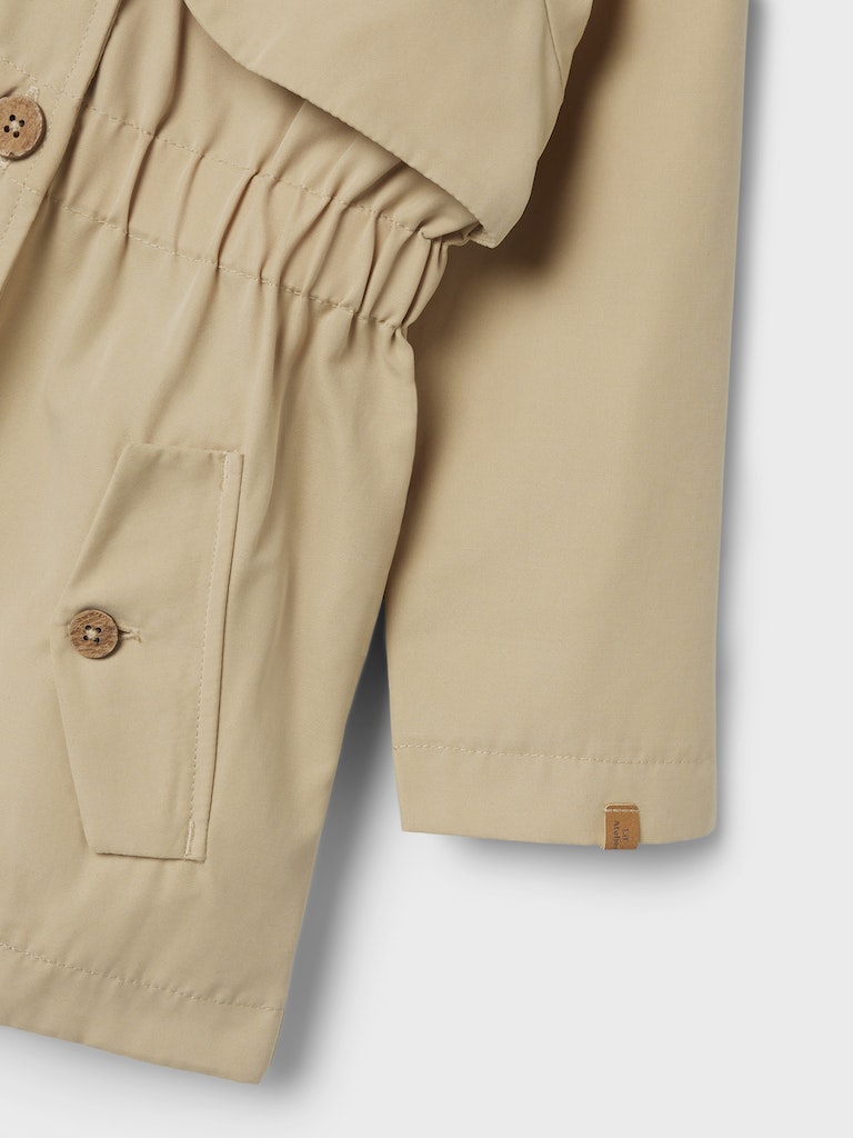 Lil' Atelier Jakke Madelin Trench Coat Warm Sand - Billede 3