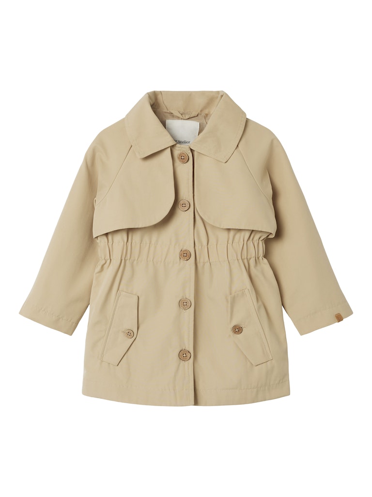 Lil' Atelier Jakke Madelin Trench Coat Warm Sand