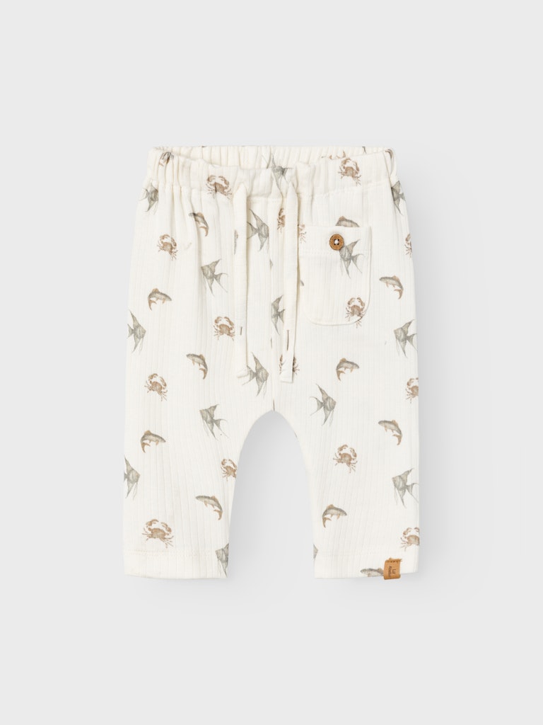 Lil' Atelier Bukser Gio Loose Coconut Milk - Billede 2