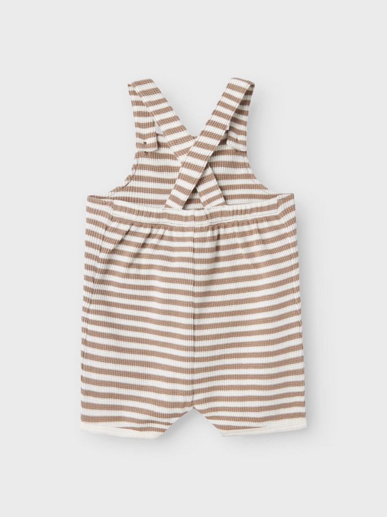 Lil' Atelier Buksedragt Jonas Short Loose Overall Mocha Meringue - Billede 2