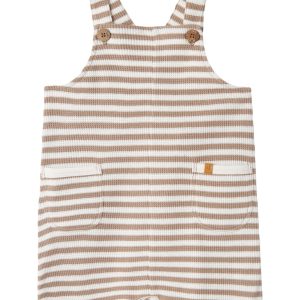 Lil' Atelier Buksedragt Jonas Short Loose Overall Mocha Meringue