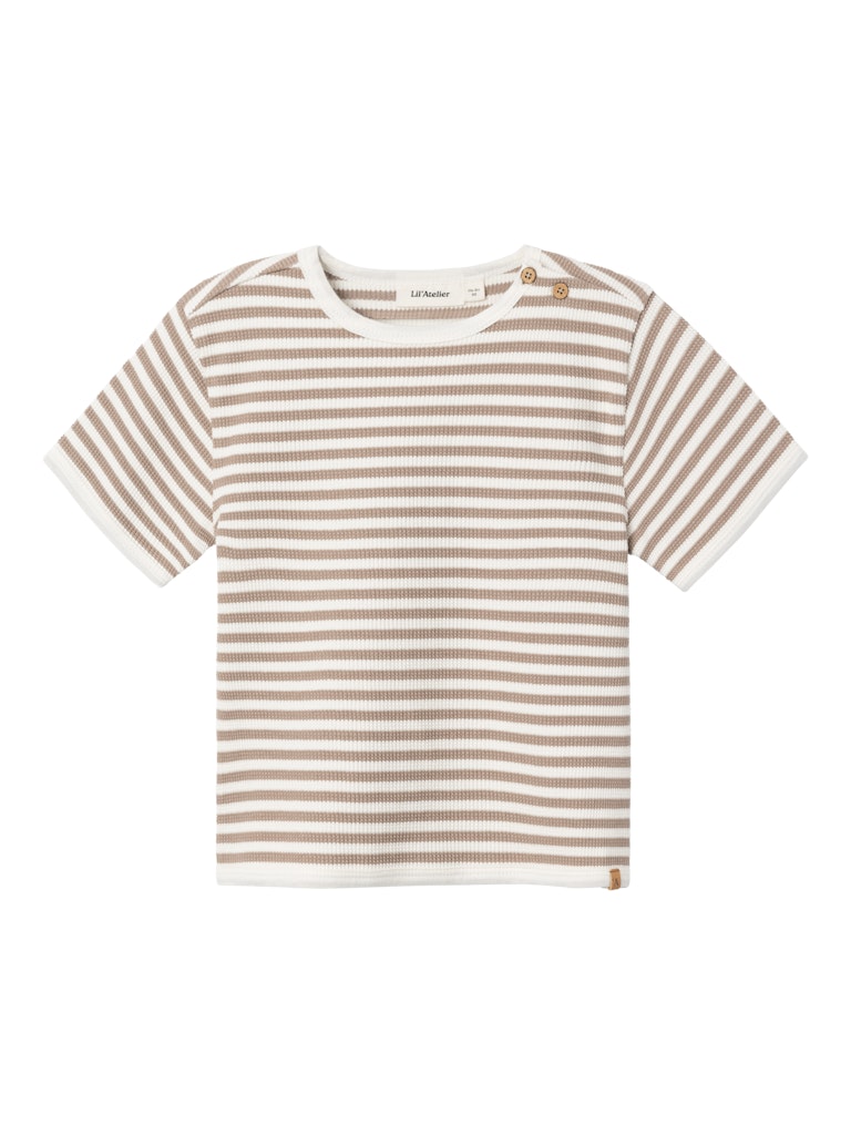 Lil' Atelier T-shirt SS Jonas Loose Mocha Meringue