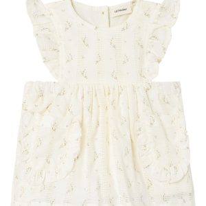 Lil' Atelier Kjole SL Jinna Loose Coconut Milk