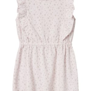 Lil' Atelier Kjole Jonina SL Lilac Ash