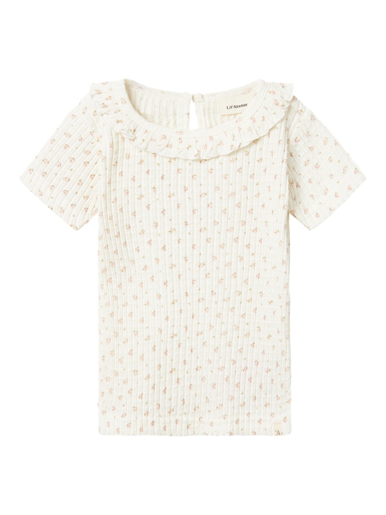Lil' Atelier T-shirt SS Hulla Slim Coconut Milk