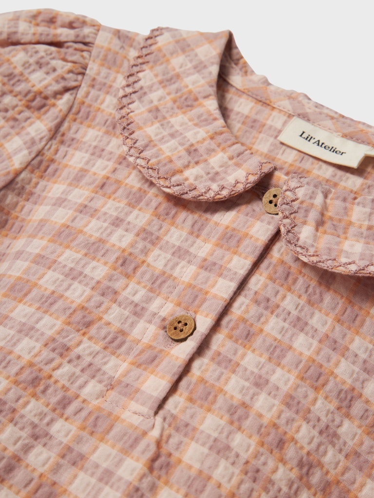 Lil' Atelier Kjole SS Haloma Loose Shell - Billede 3
