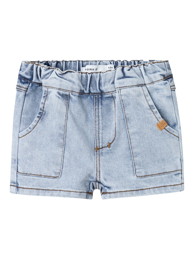 Lil' Atelier Shorts Ben Loose Denim Light Blue Denim