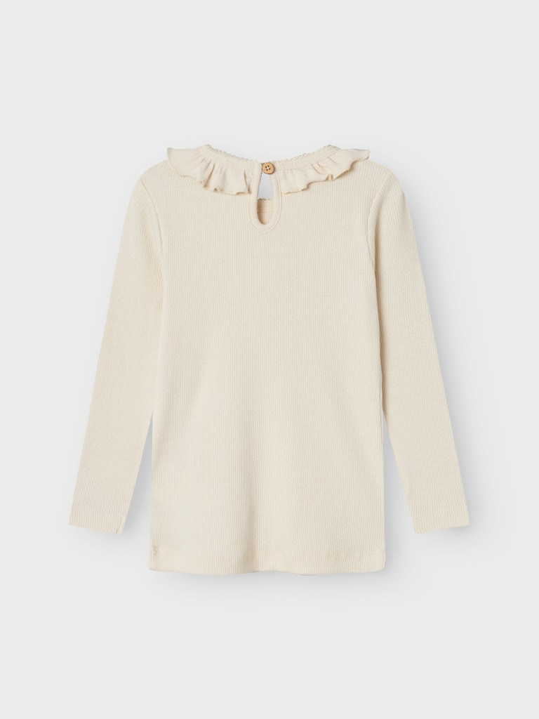 Lil' Atelier Bluse LS Gago Dia Slim Turtledove - Billede 2