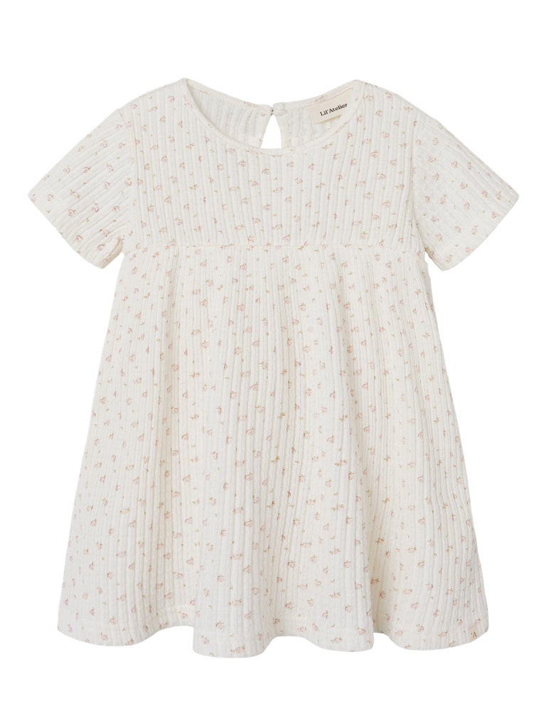 Lil' Atelier Kjole Hulla SS Coconut Milk
