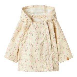 Lil' Atelier Jakke Gerda Loose AOP Bleached Sand