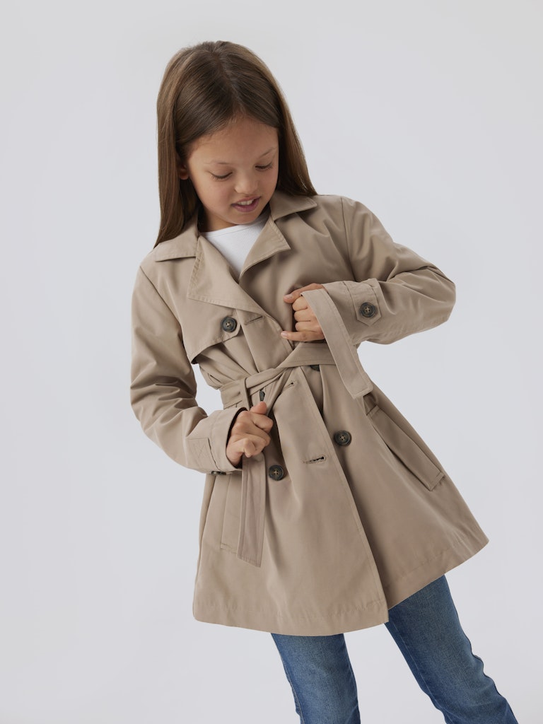 Name It Jakke Madelin Trench Coat Savannah Tan - Billede 5