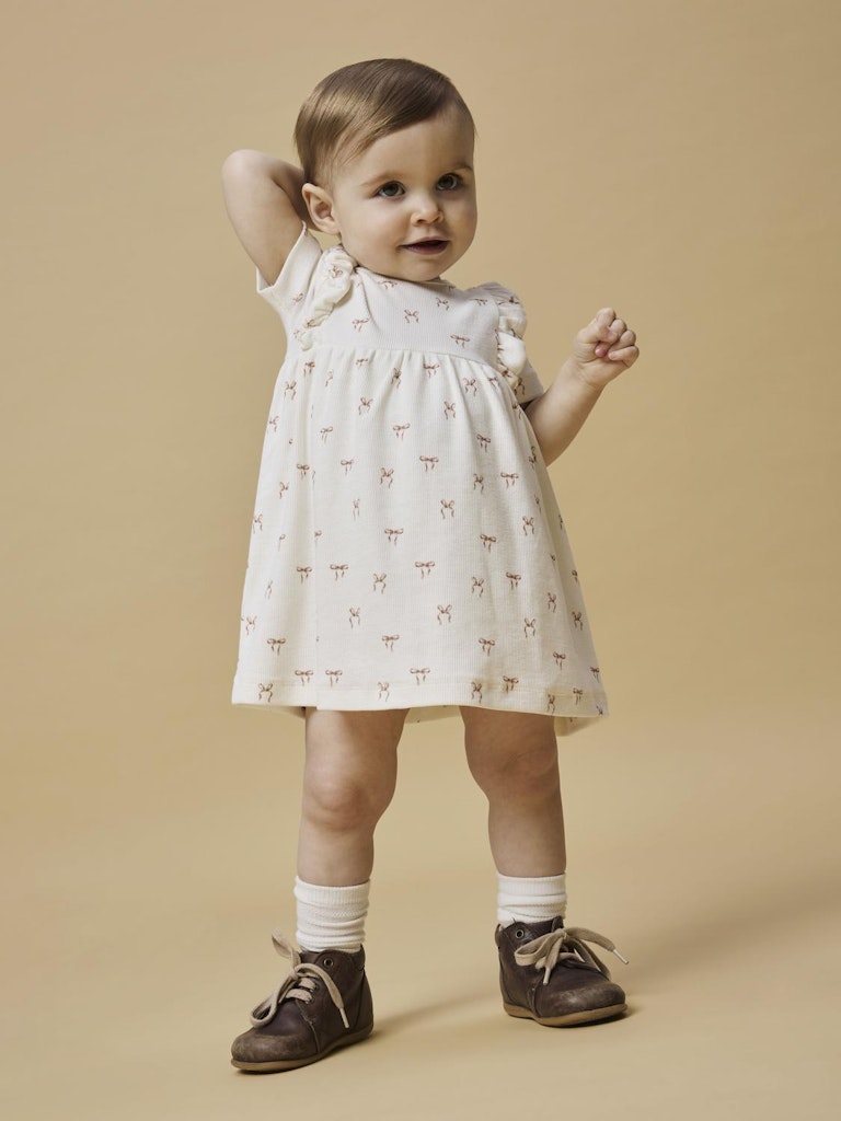 Lil' Atelier Kjolebody SS Gavo Coconut Milk - Billede 5