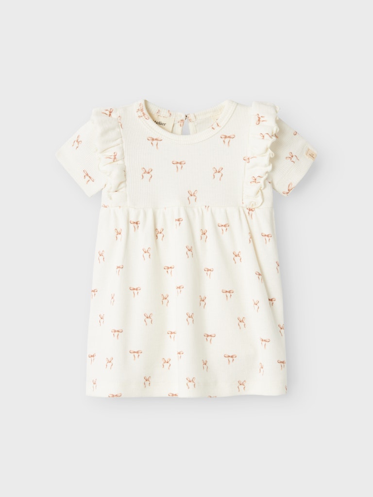 Lil' Atelier Kjolebody SS Gavo Coconut Milk - Billede 4
