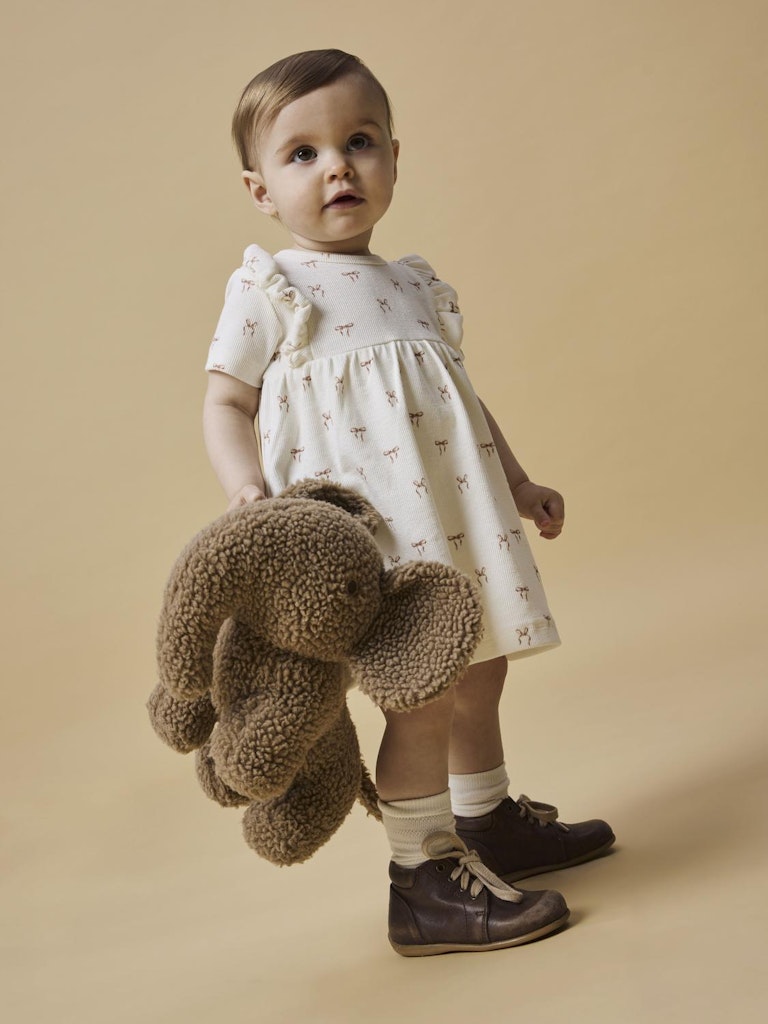 Lil' Atelier Kjolebody SS Gavo Coconut Milk - Billede 6