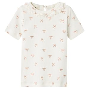Lil' Atelier Bluse SS Gavo Esi Slim Coconut Milk