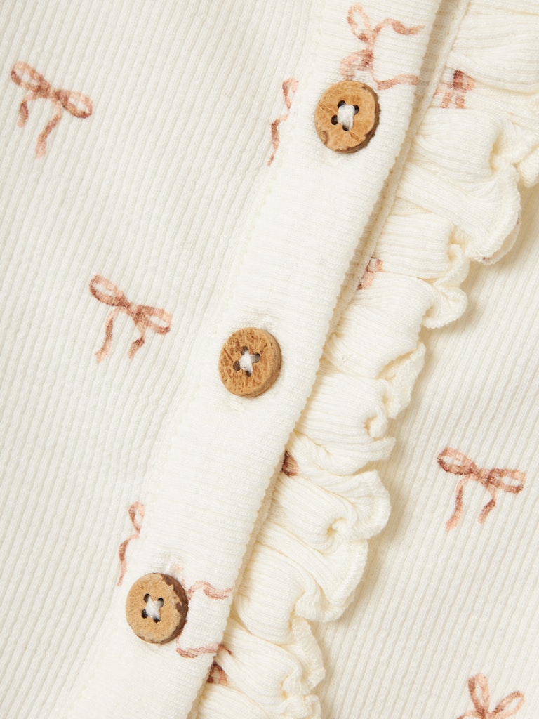 Lil' Atelier Kjole SS Gavo Emi Coconut Milk - Billede 3