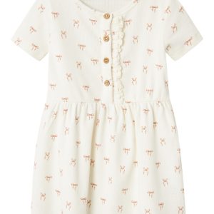Lil' Atelier Kjole SS Gavo Emi Coconut Milk