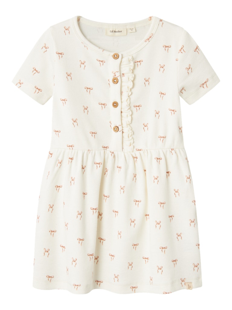 Lil' Atelier Kjole SS Gavo Emi Coconut Milk