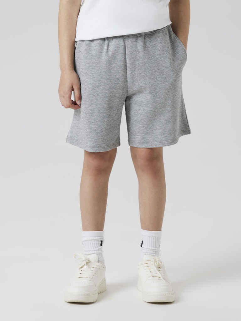 Name It Shorts Kids Cyber Sweat Grey Melange - Billede 5