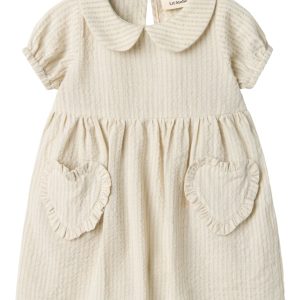 Lil' Atelier Kjole SS Folly Loose Vapor Blue