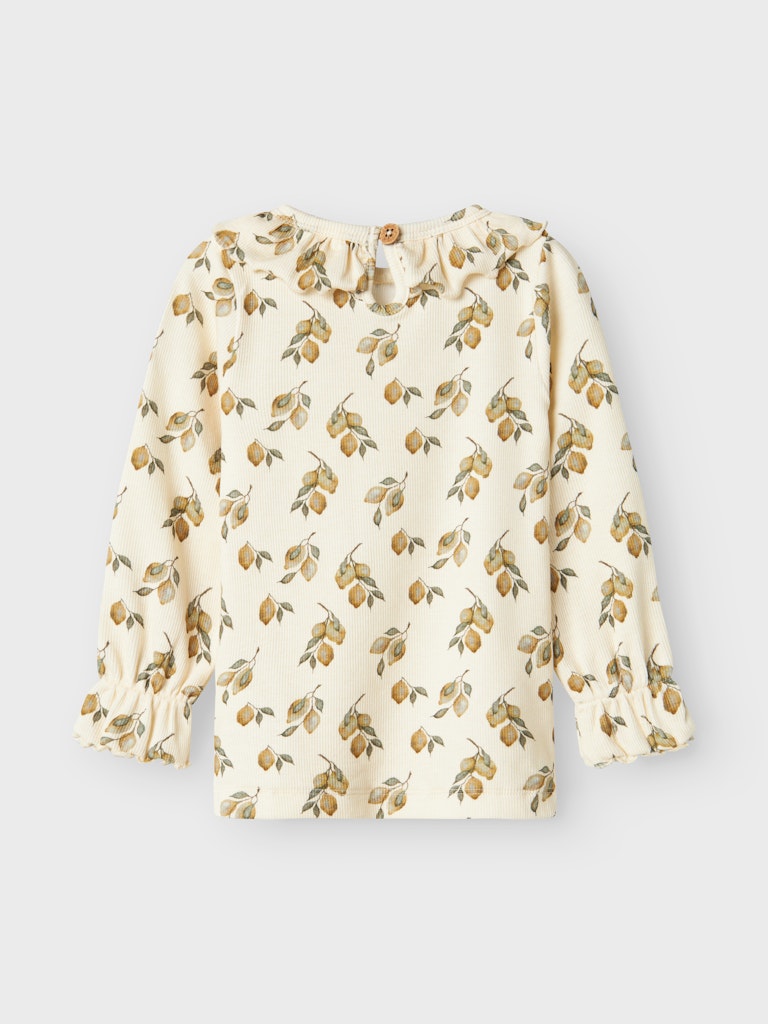 Lil' Atelier Bluse Mini LS Gavo Eug Slim Turtledove - Billede 2