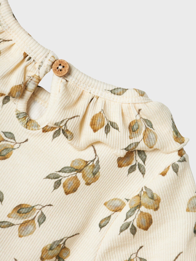 Lil' Atelier Bluse Mini LS Gavo Eug Slim Turtledove - Billede 3