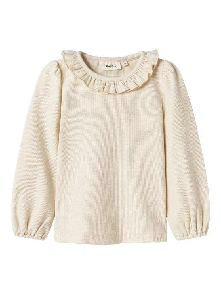 Lil' Atelier Bluse LS Darla Slim Turtledove