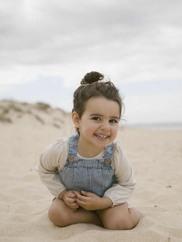 Lil' Atelier Bluse LS Darla Slim Turtledove - Billede 5