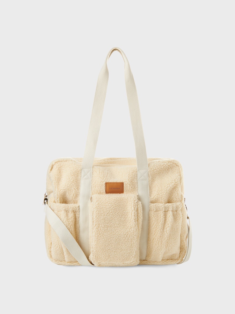 Lil' Atelier Pusletaske Nigo Sherpa mommy Bag Turtledove - Billede 6