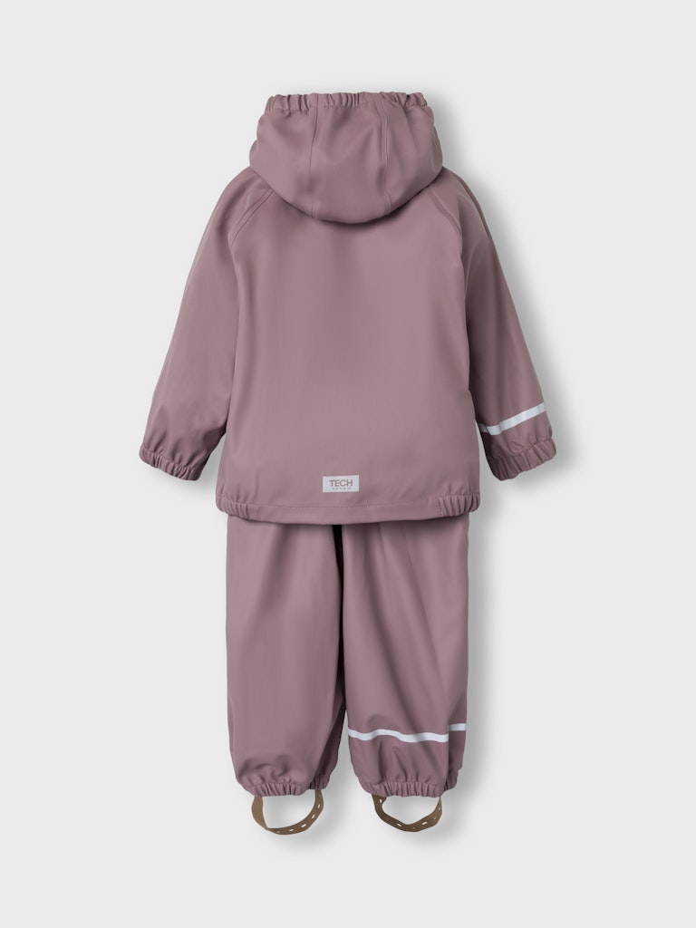 Name It Regnsæt Kids Dry10 Rain Set Wishful Mauve - Billede 4