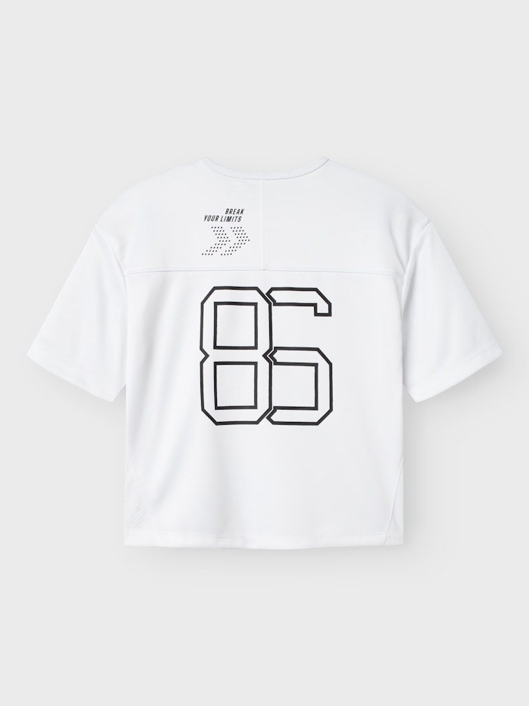 Name It T-shirt SS Hart Top Bright White - Billede 3