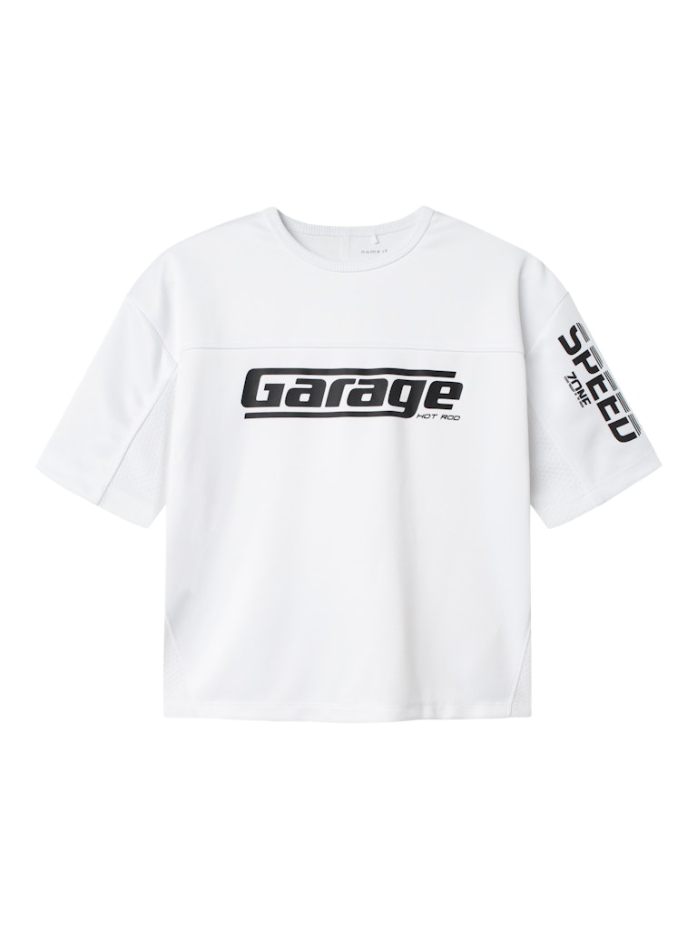 Name It T-shirt SS Hart Top Bright White