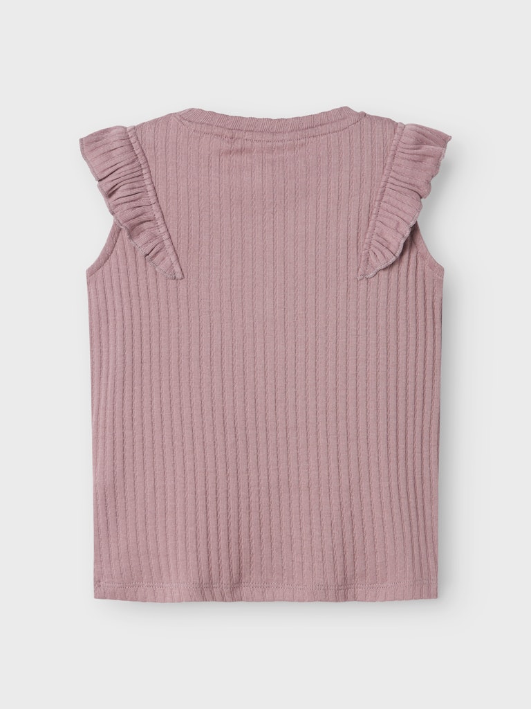 Name It Bluse Top SL Jessia Purple Dove - Billede 3