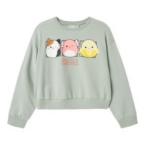Name It Sweatshirt LS Momira Squishmallows Aqua Gray
